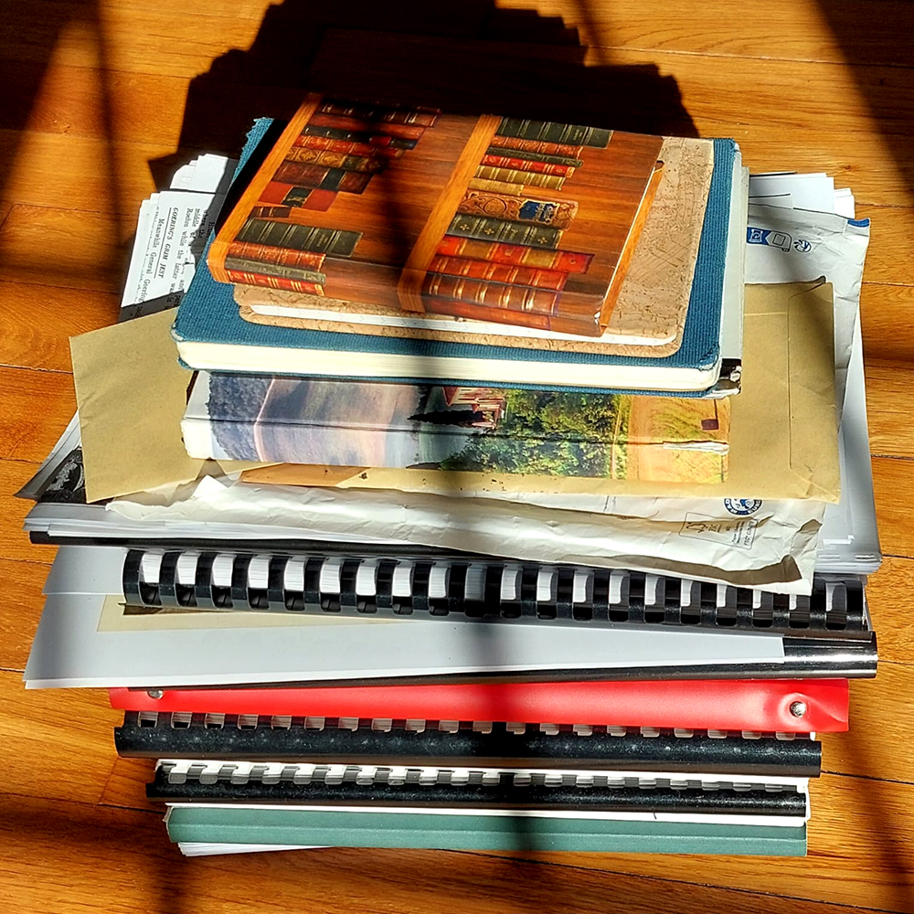 Pile de carnets