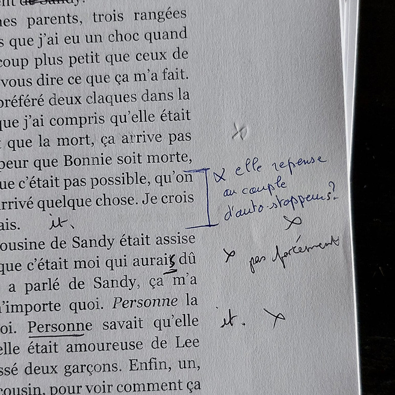 Il nous arrive aussi de discuter par relectures interposées !