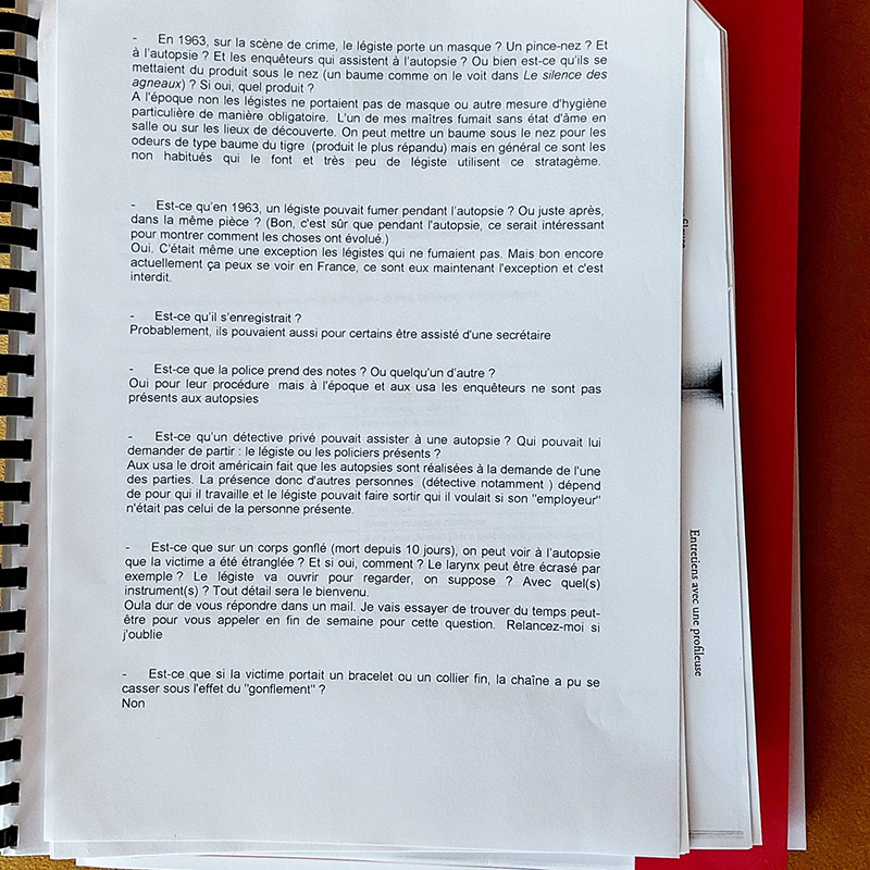 Nos questions à un médecin légiste. « Tout détail sera le bienvenu. »