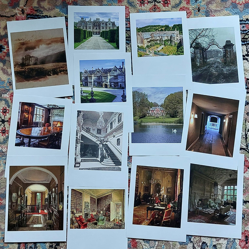 Quelques photos et tableaux qui nous ont inspirés pour le manoir de Winnicott Hall. Oui, on sait, on ne se refuse rien ! 🤭🤭